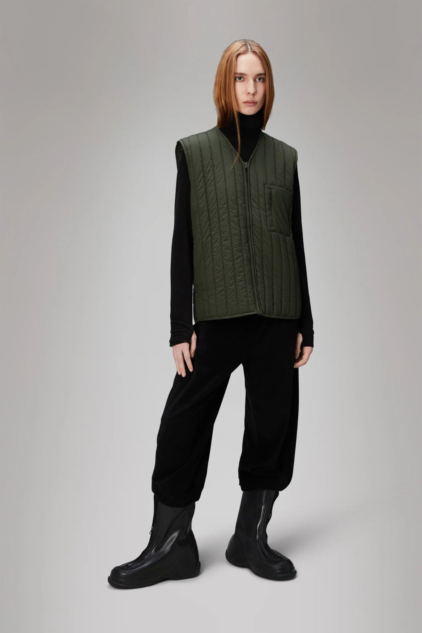 RAINS BANJA Liner Vest T1 - Boutique Bubbles