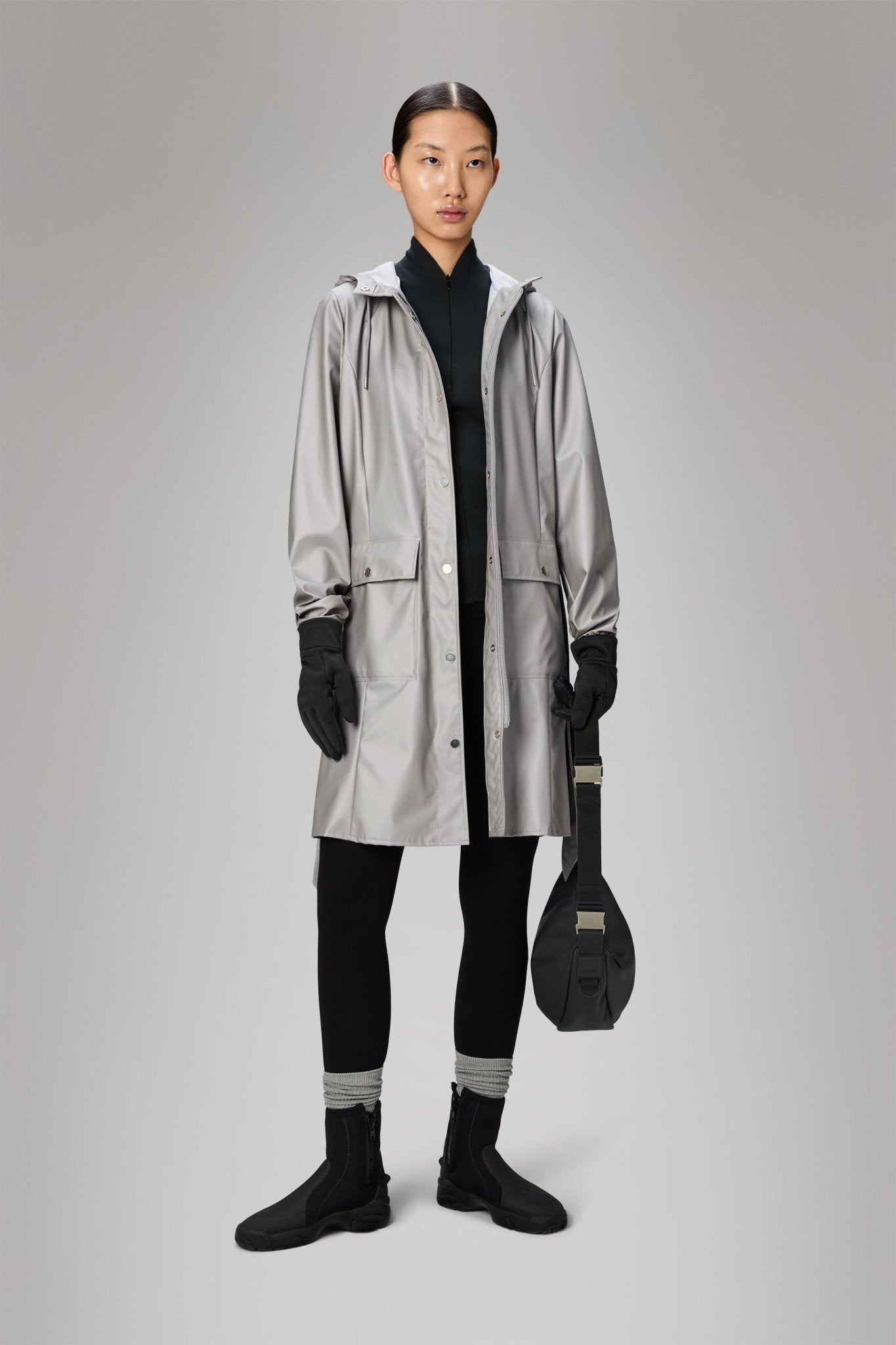 RAINS CURVE Long Jacket W3 - Boutique Bubbles