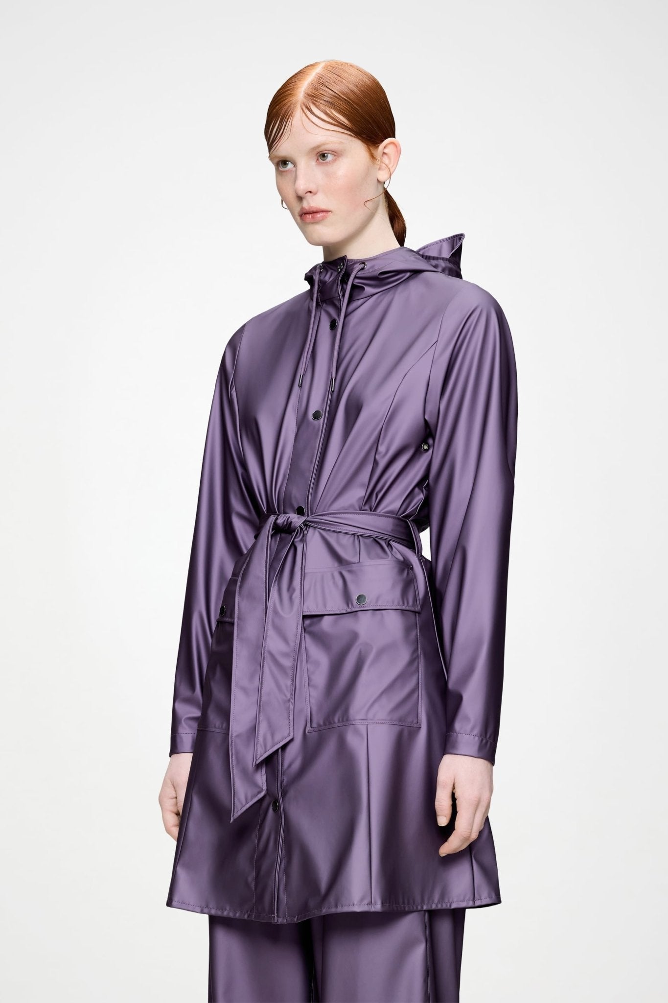RAINS CURVE Long Jacket W3 - Boutique Bubbles