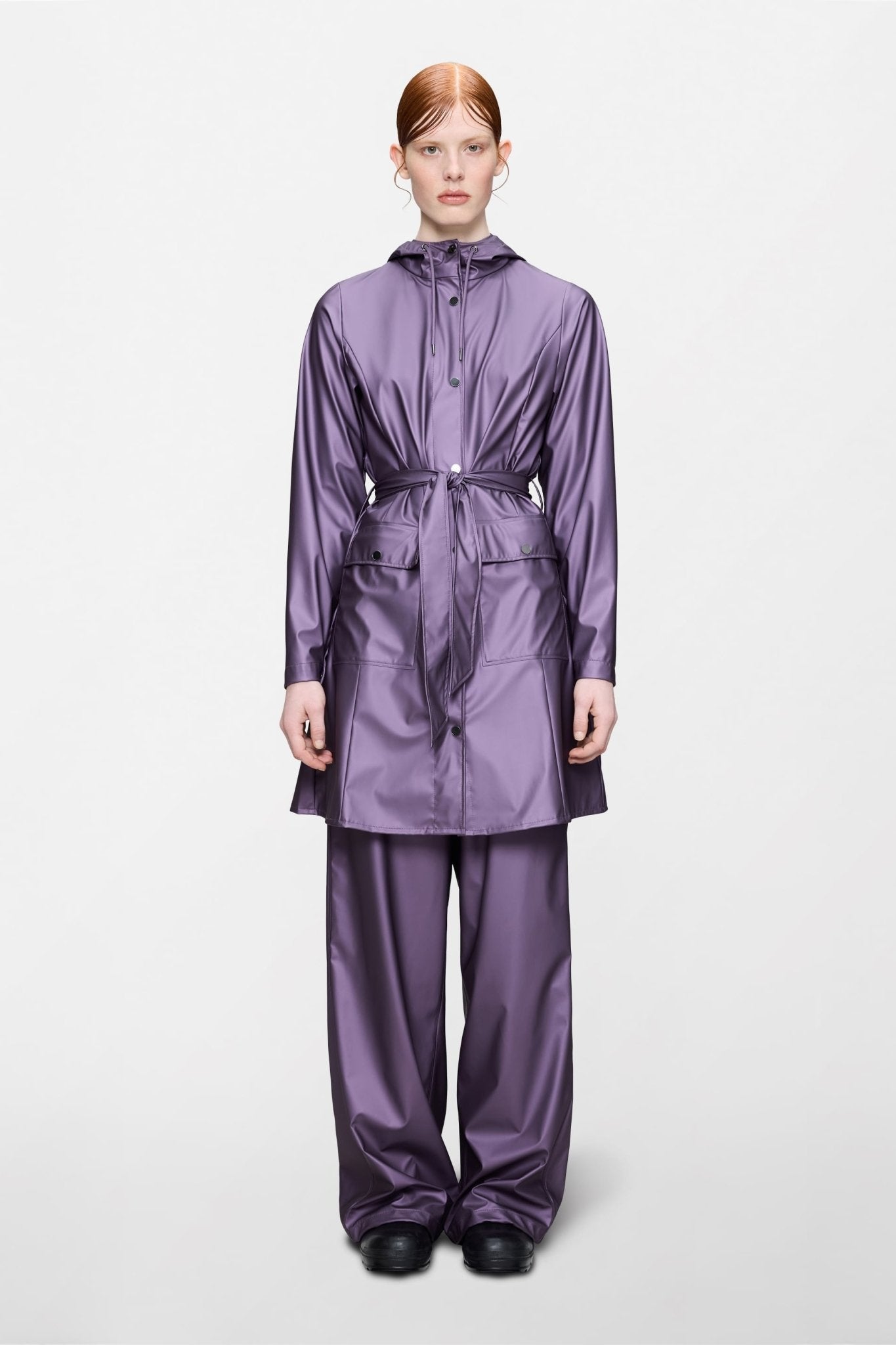 RAINS CURVE Long Jacket W3 - Boutique Bubbles