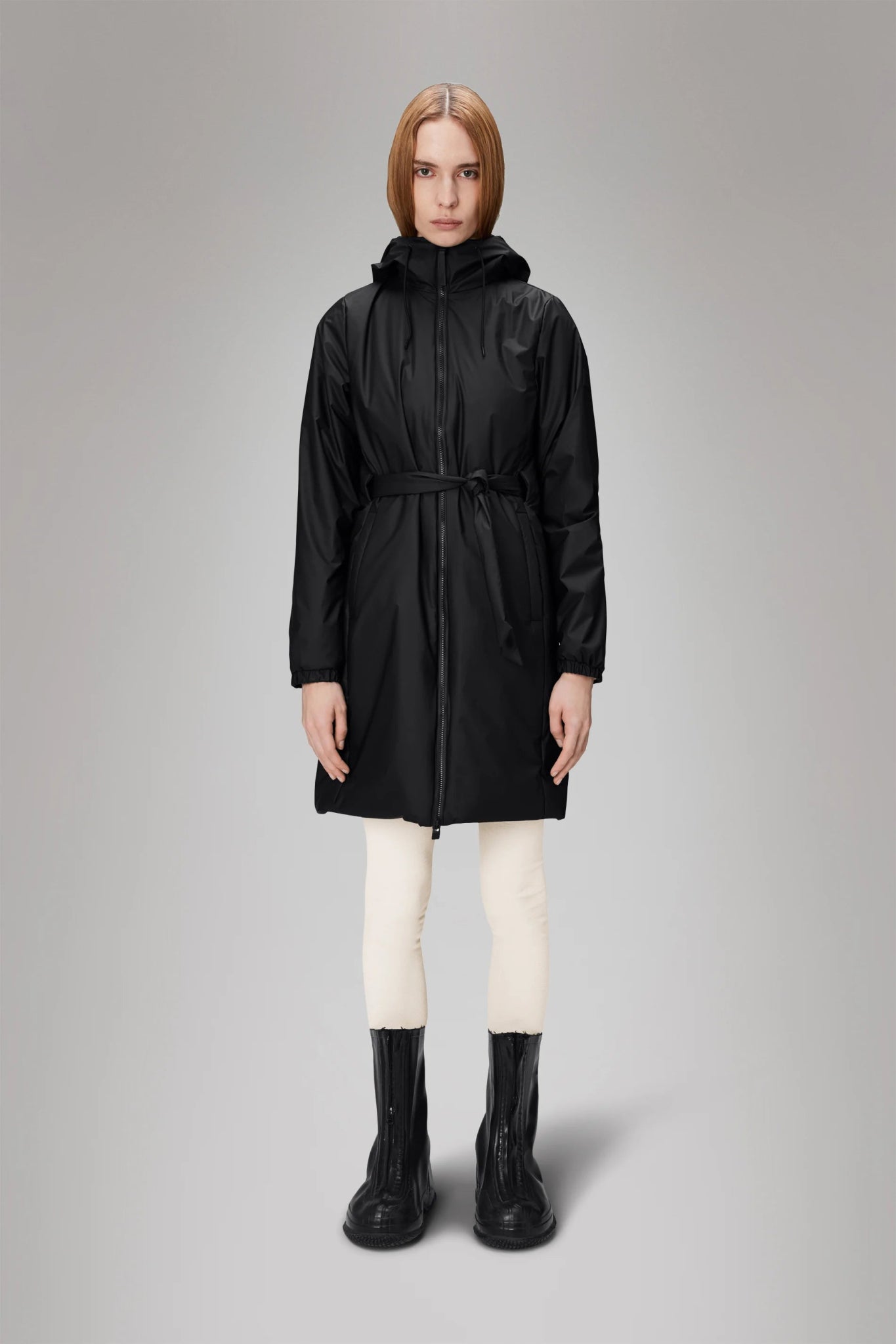 RAINS LOHJA Long Insulated Curve Jacket W3T2 - Boutique Bubbles