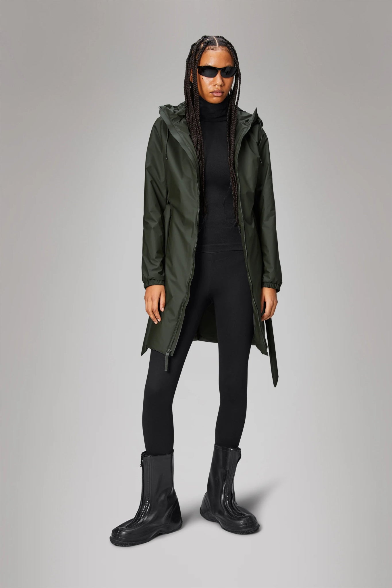 RAINS LOHJA Long Insulated Curve Jacket W3T2 - Boutique Bubbles