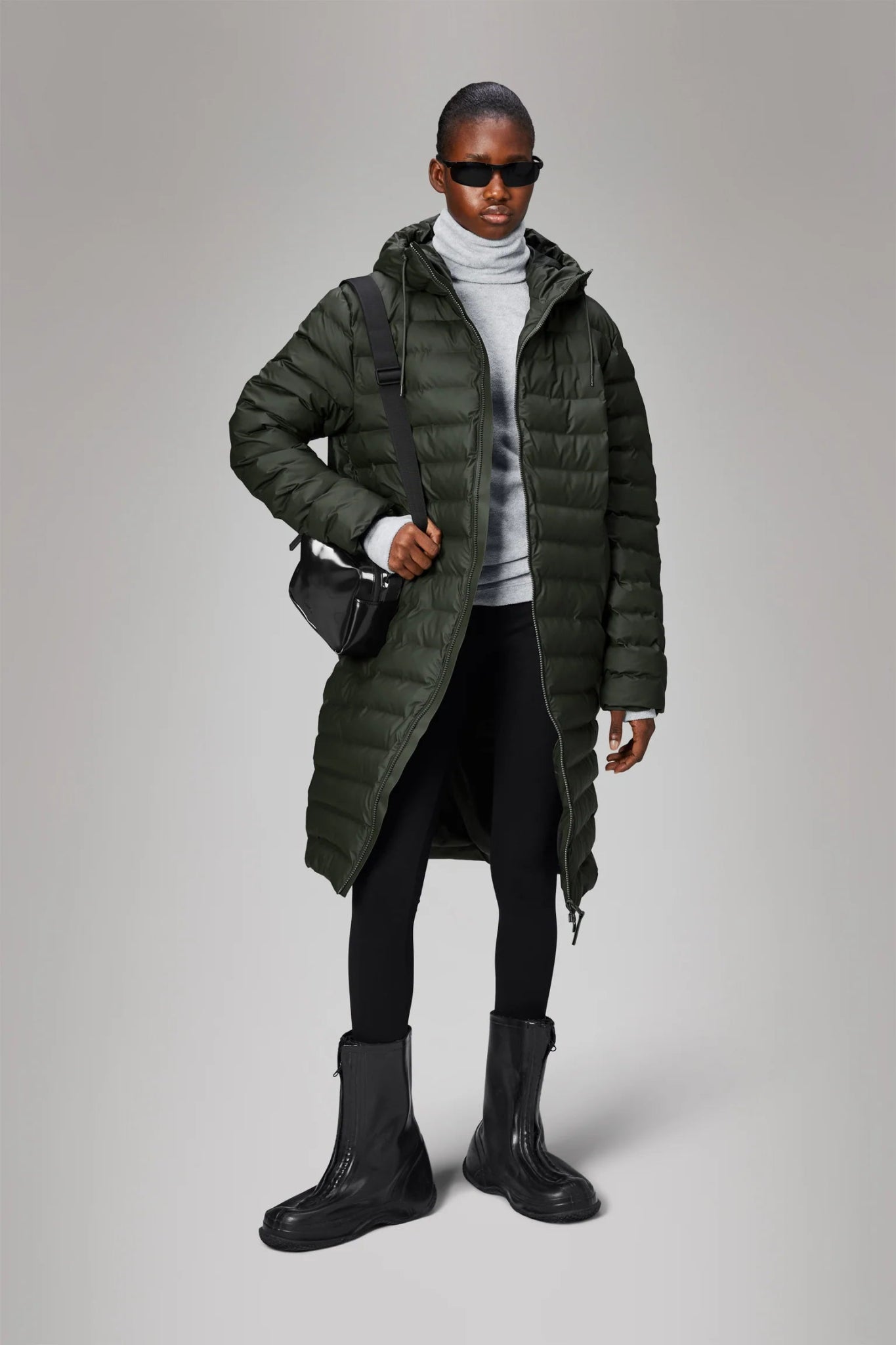 RAINS LOHJA LONGER PUFFER Jacket W3T3 - Boutique Bubbles
