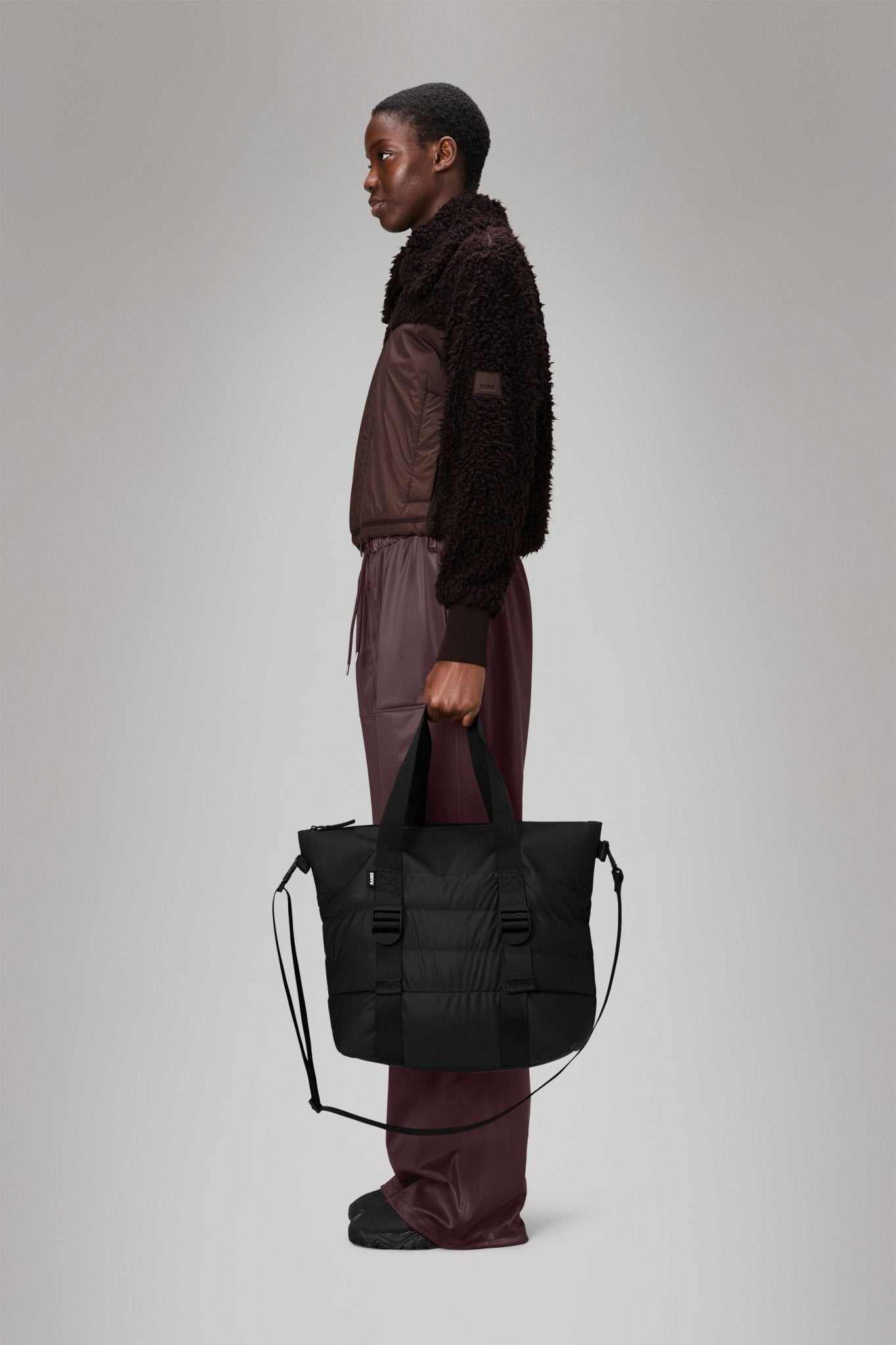 RAINS - Puffer Mix Tote Bag Mini W3 - Boutique Bubbles