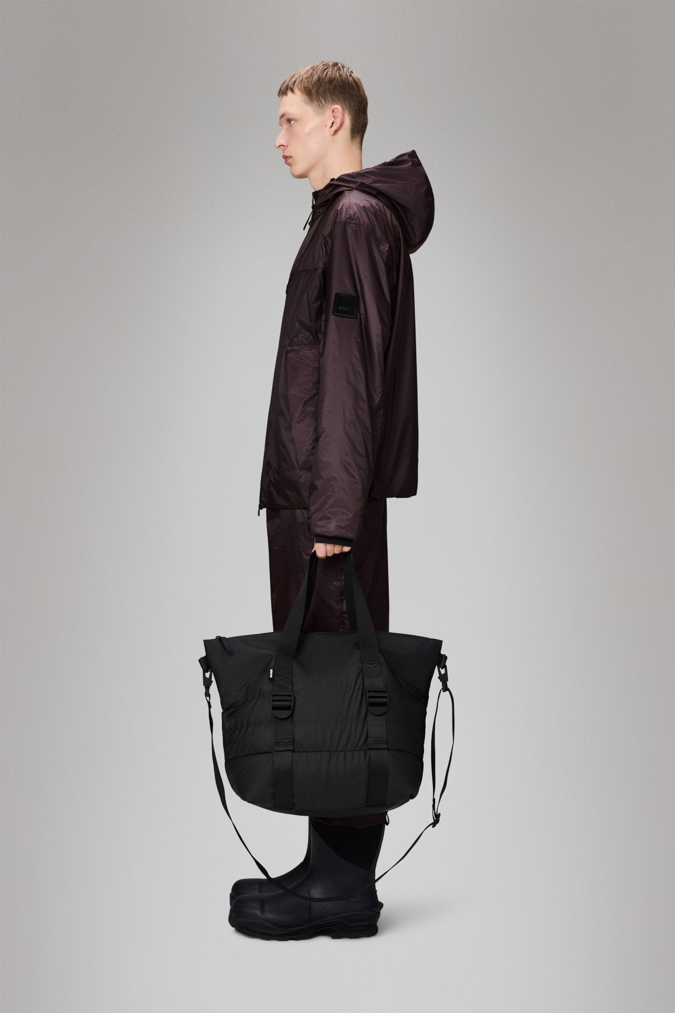 RAINS - Puffer Mix Tote Bag Mini W3 - Boutique Bubbles