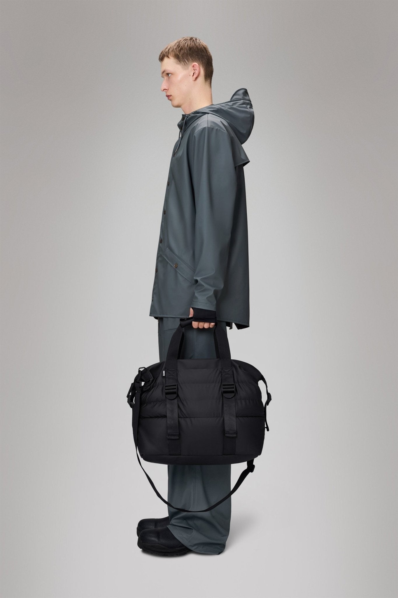 RAINS - Puffer Mix Weekend Bag Small W3 - Boutique Bubbles