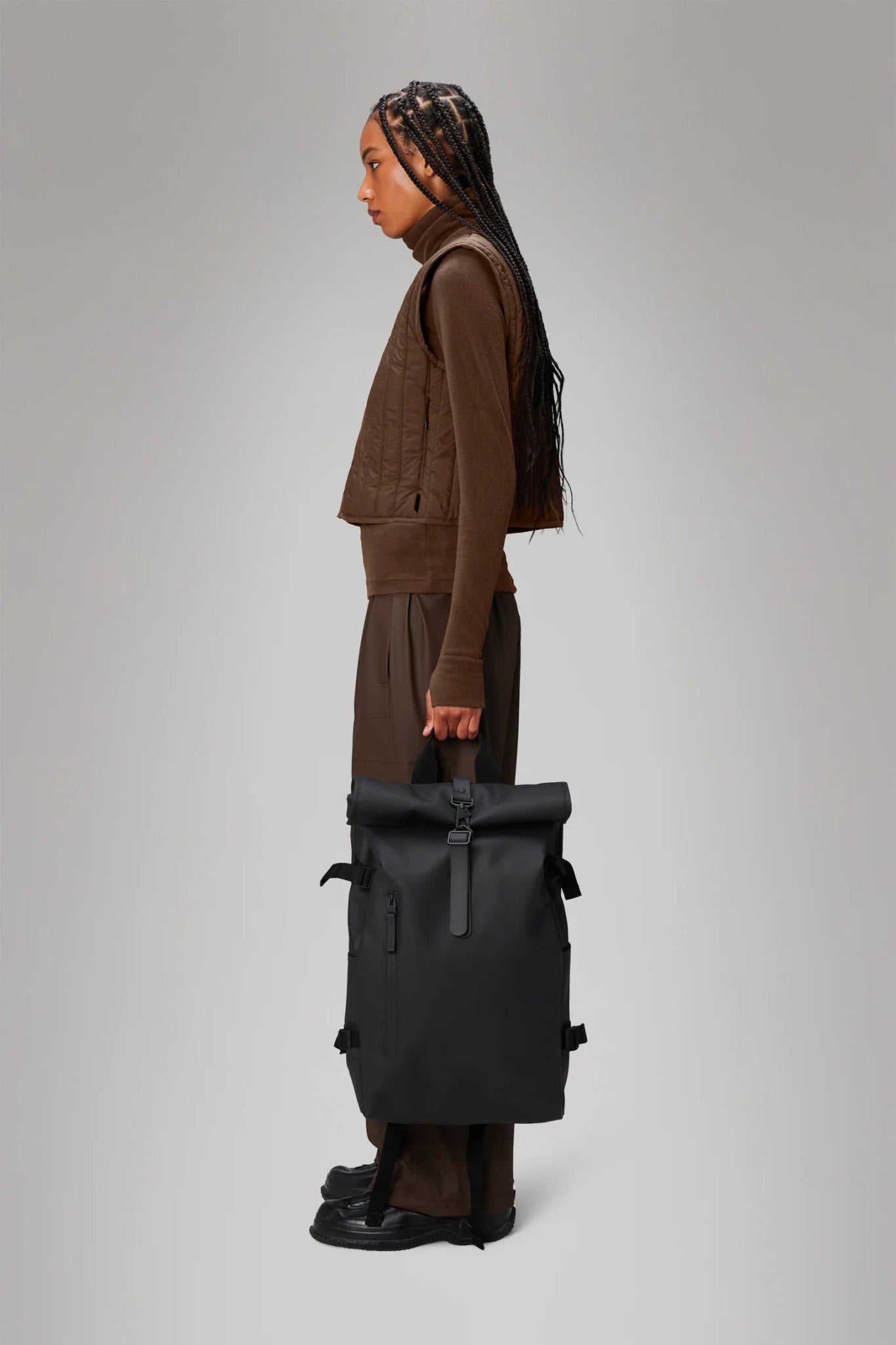 RAINS ROLLTOP Rucksack Large W3 - Boutique Bubbles