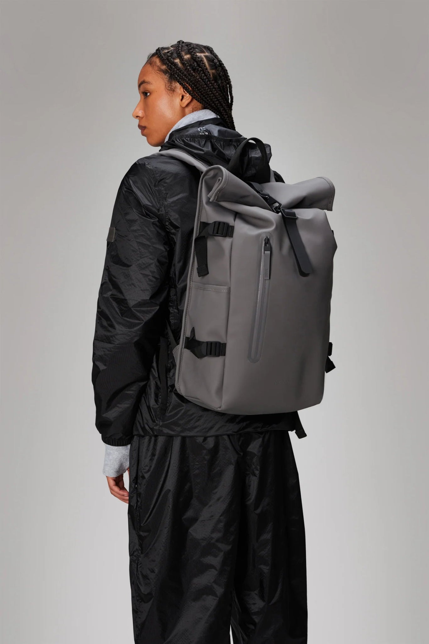 RAINS ROLLTOP Rucksack Large W3 - Boutique Bubbles