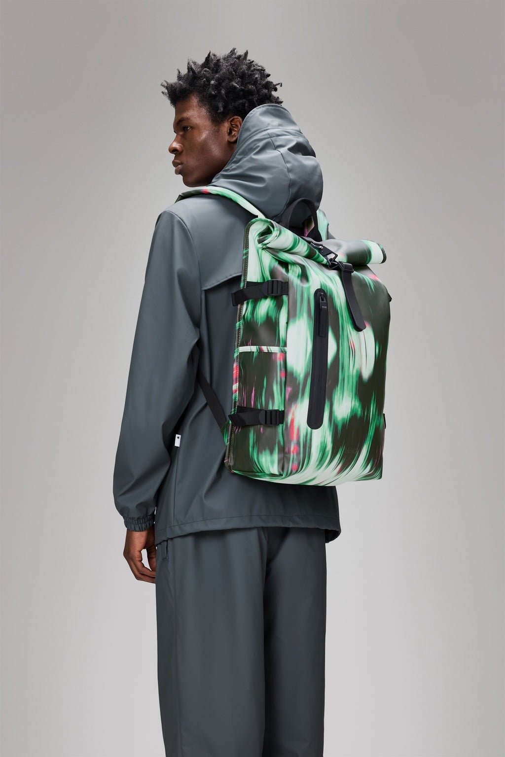 RAINS ROLLTOP Rucksack Large W3 - Boutique Bubbles