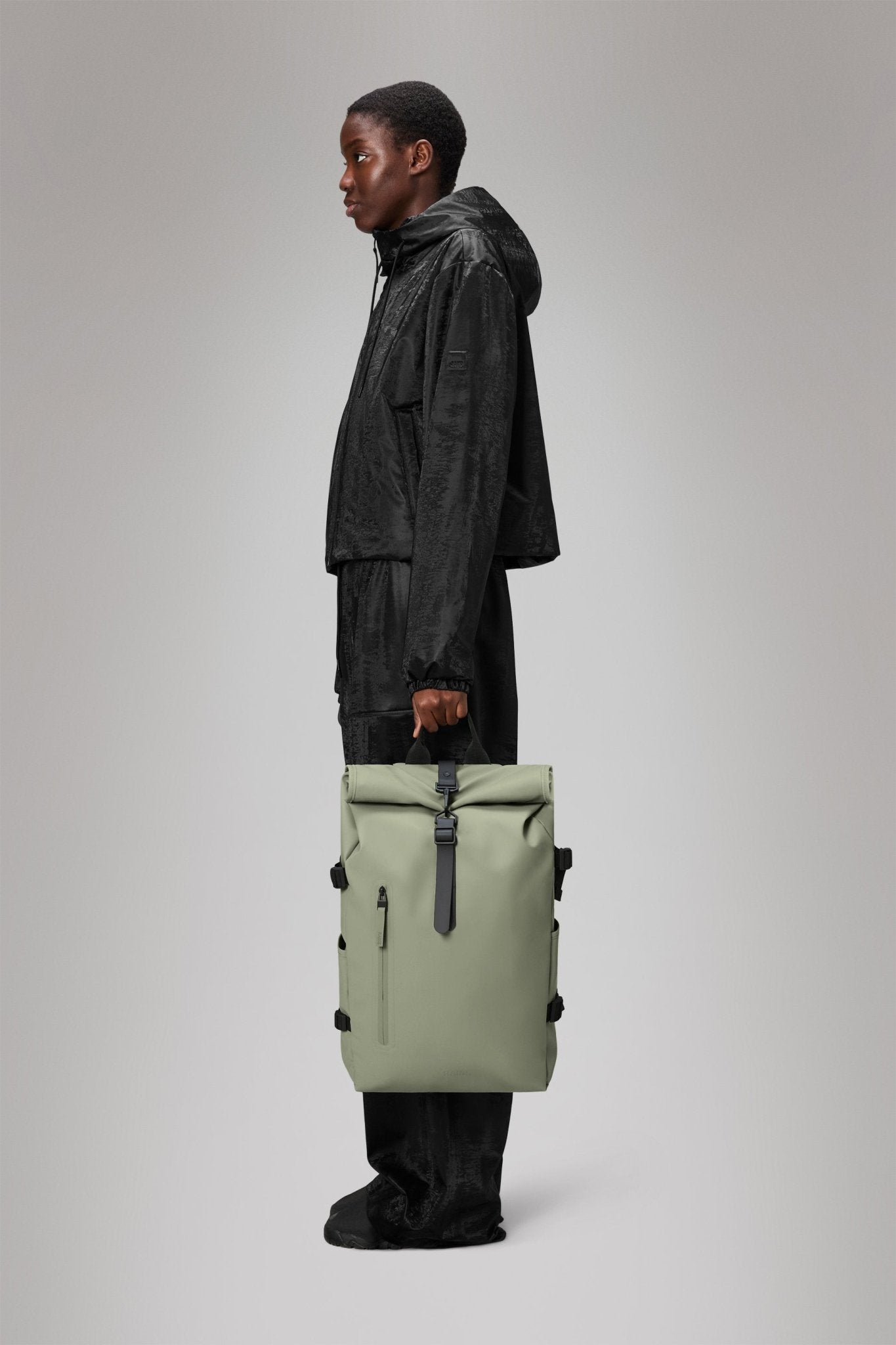 RAINS ROLLTOP Rucksack Large W3 - Boutique Bubbles