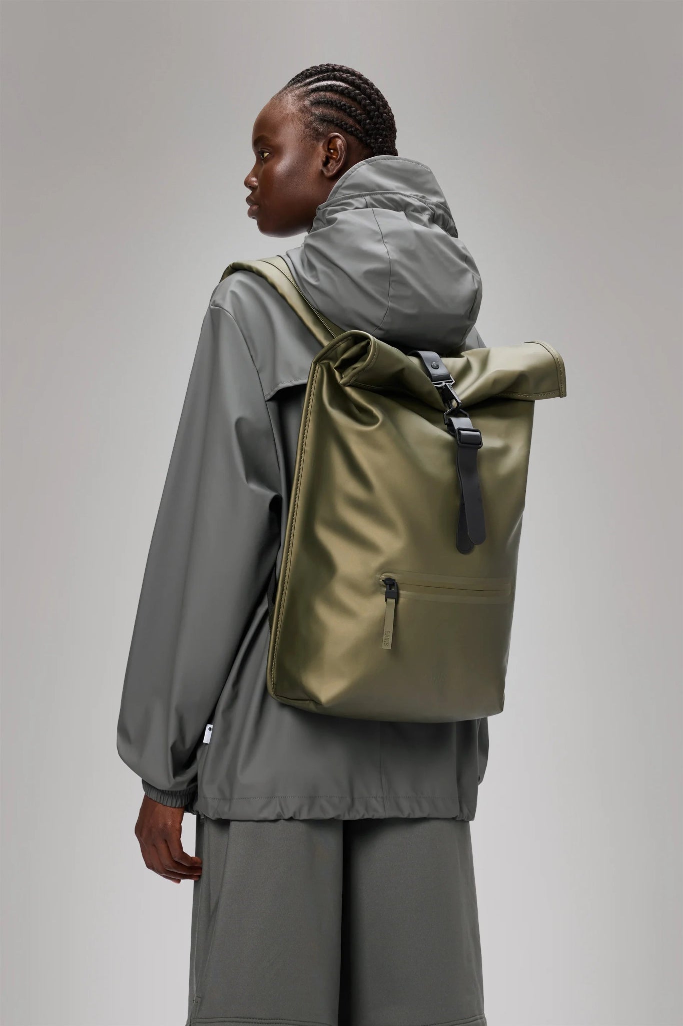 RAINS ROLLTOP Rucksack W3 - Boutique Bubbles
