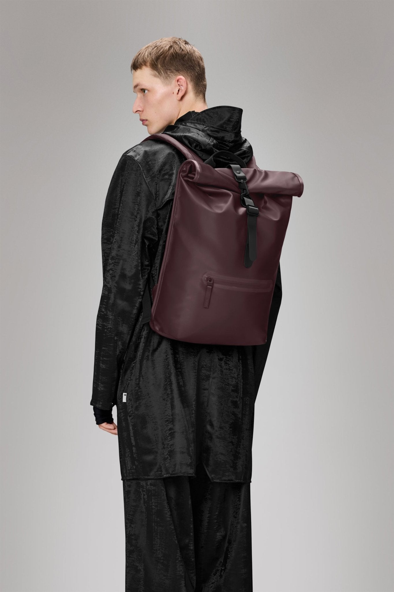 RAINS ROLLTOP Rucksack W3 - Boutique Bubbles