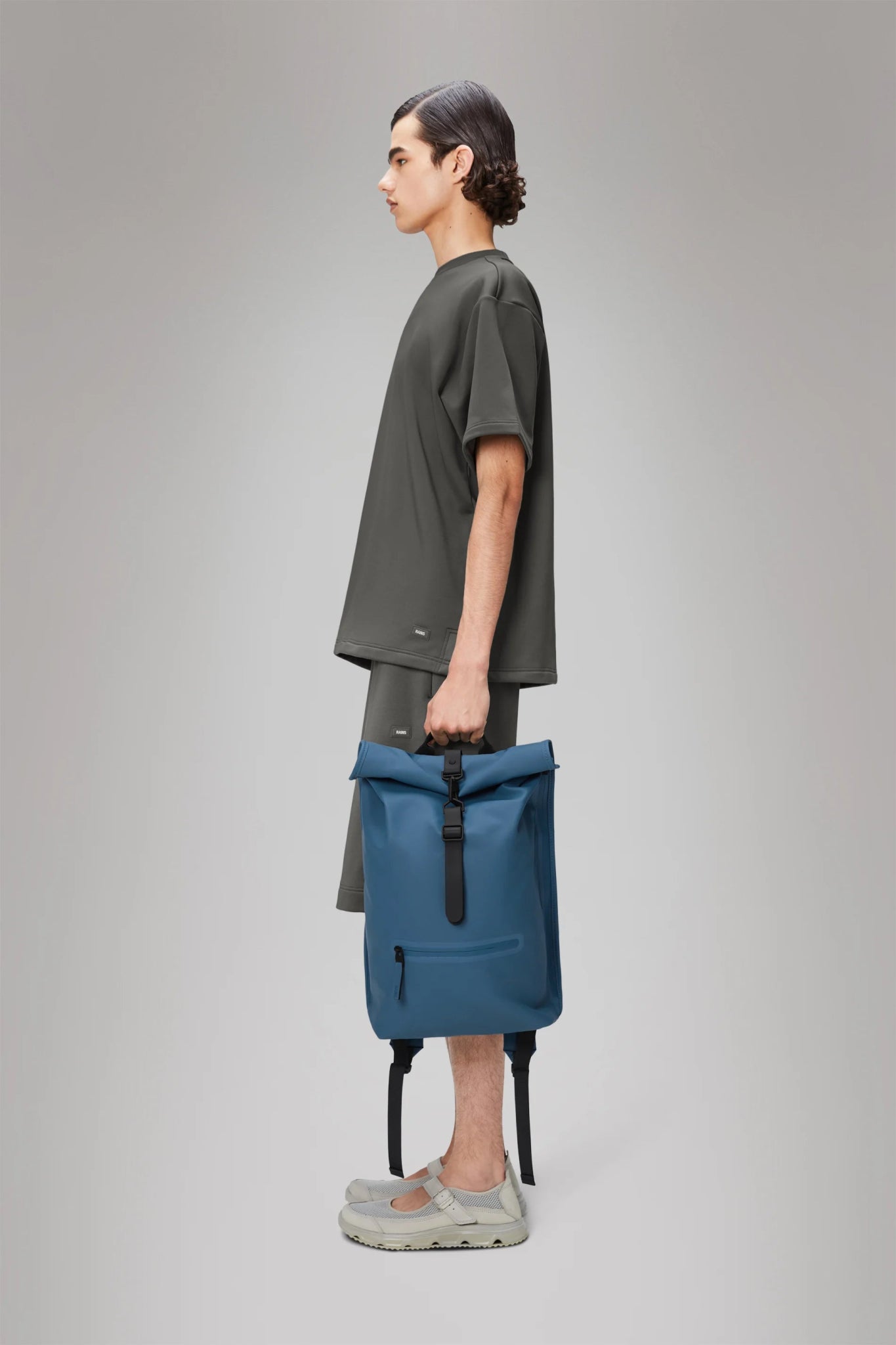 RAINS ROLLTOP Rucksack W3 - Boutique Bubbles