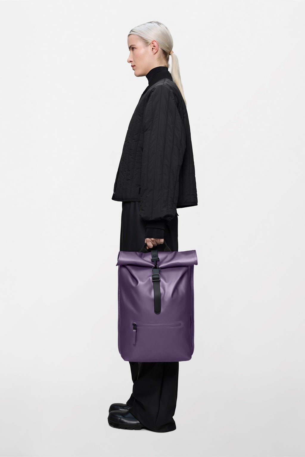 RAINS ROLLTOP Rucksack W3 - Boutique Bubbles