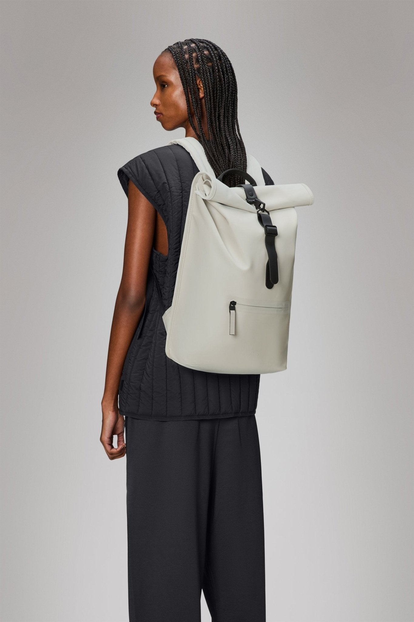 RAINS ROLLTOP Rucksack W3 - Boutique Bubbles