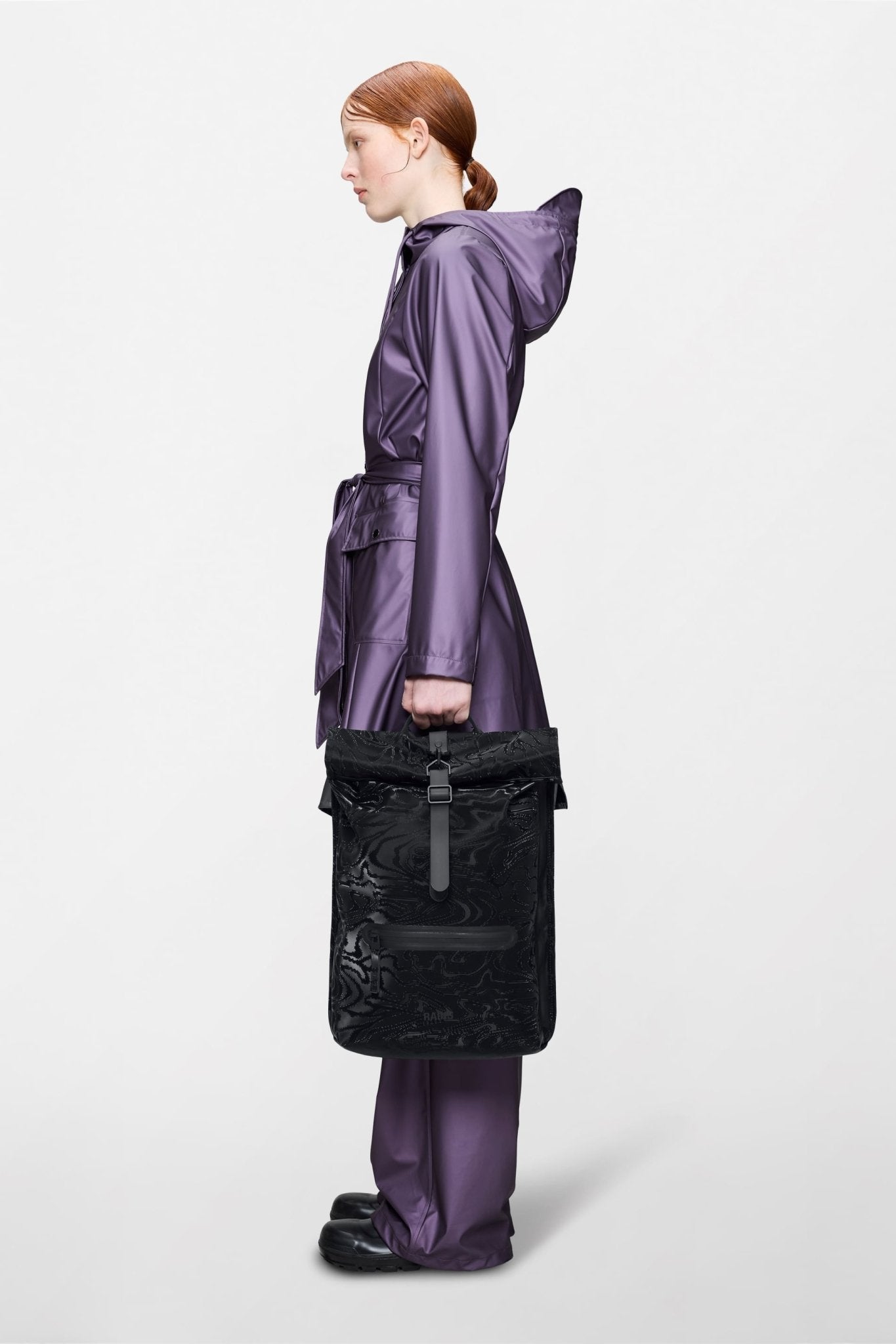 RAINS ROLLTOP Rucksack W3 - Boutique Bubbles