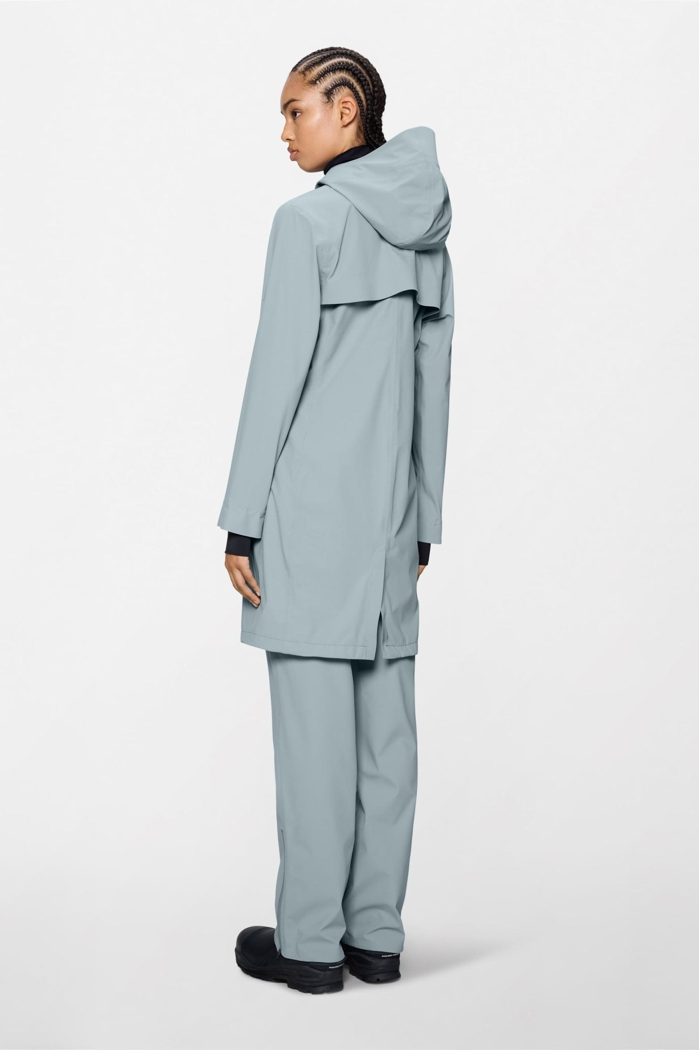 RAINS Suva Hardshell Long W Jacket W3 - Boutique Bubbles