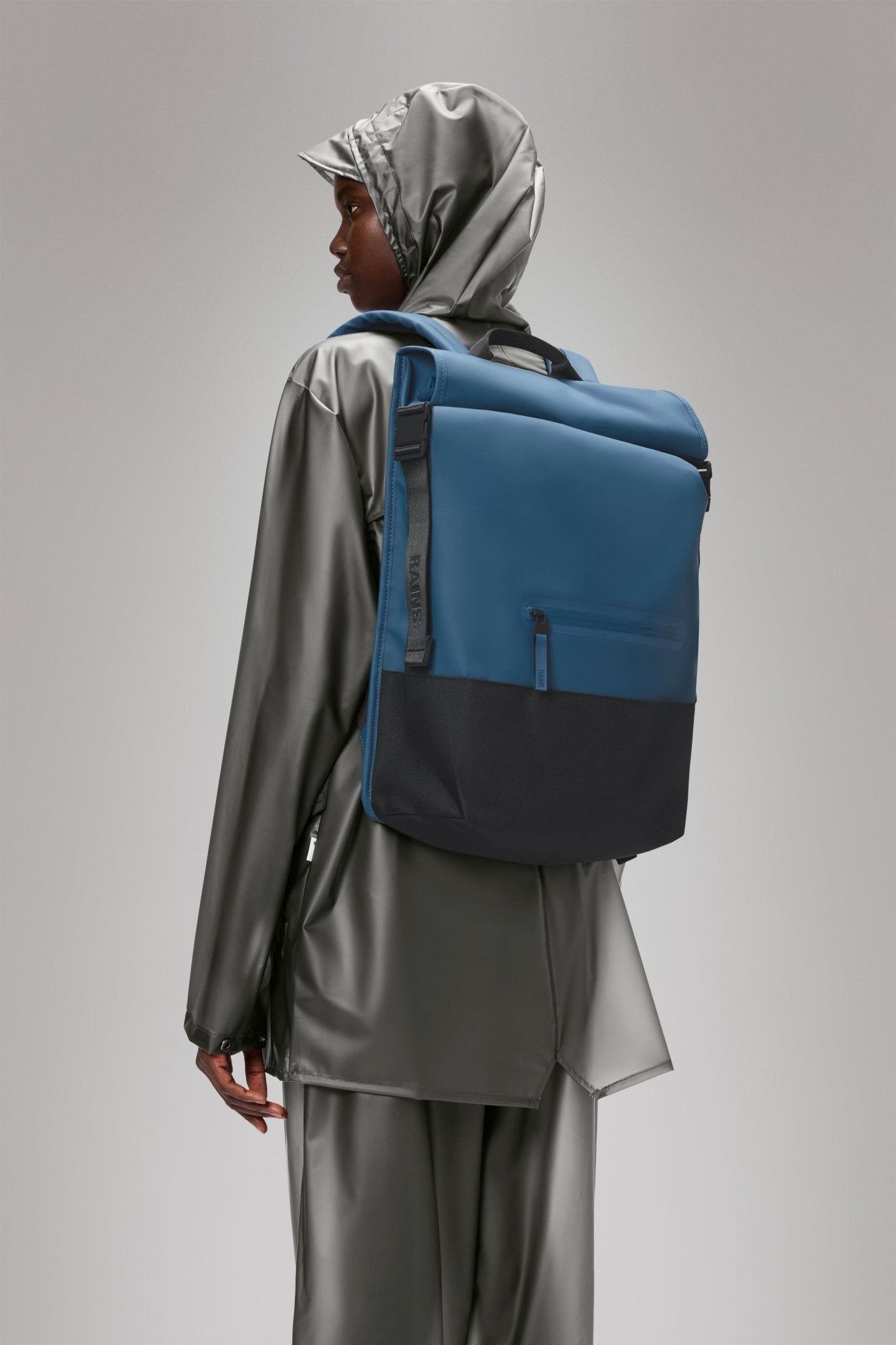 RAINS TRAIL Rolltop Backpack W3 - Boutique Bubbles