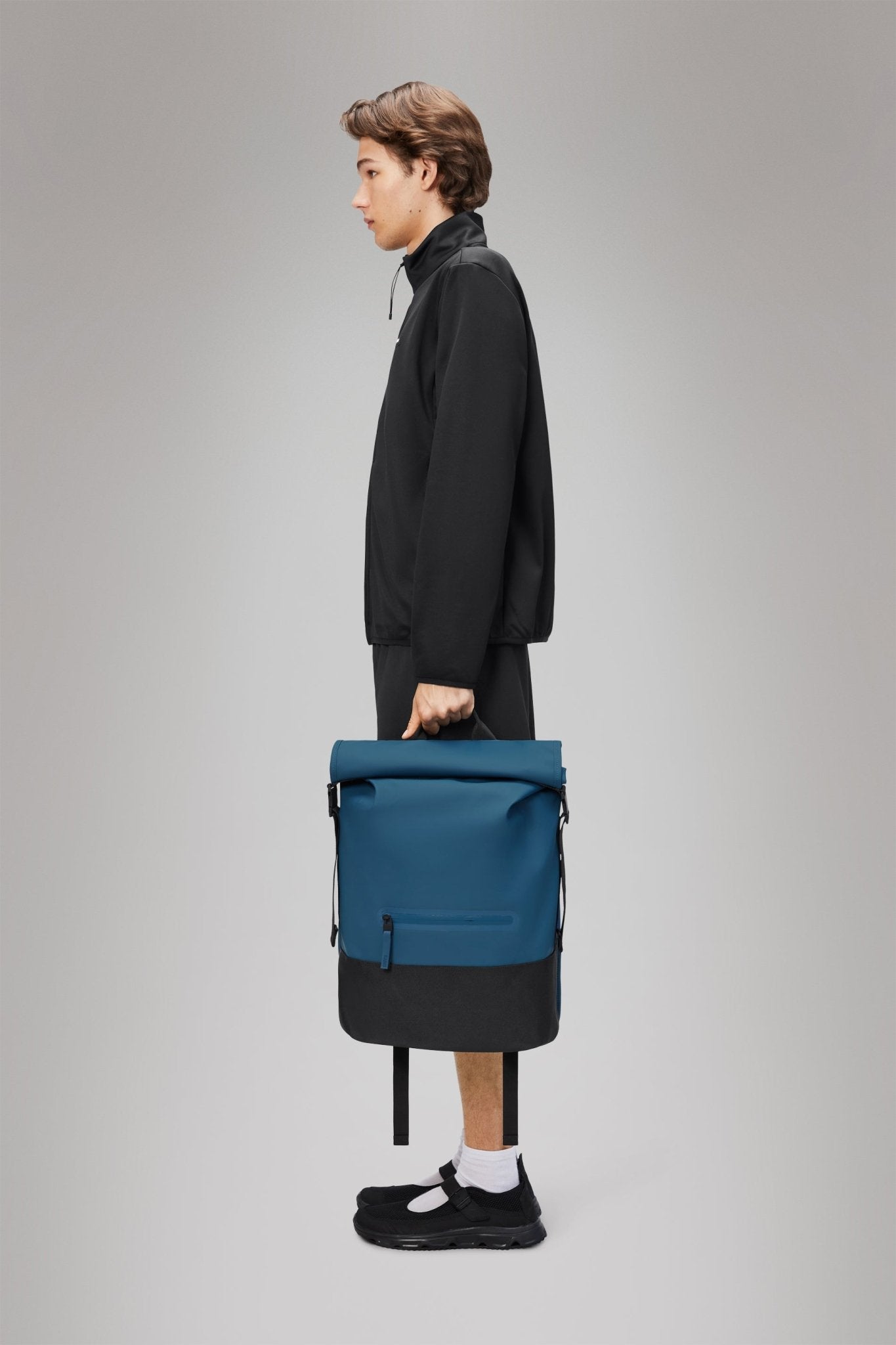 RAINS TRAIL Rolltop Backpack W3 - Boutique Bubbles