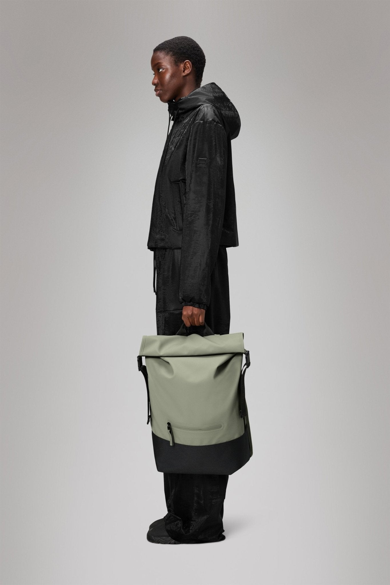 RAINS TRAIL Rolltop Backpack W3 - Boutique Bubbles