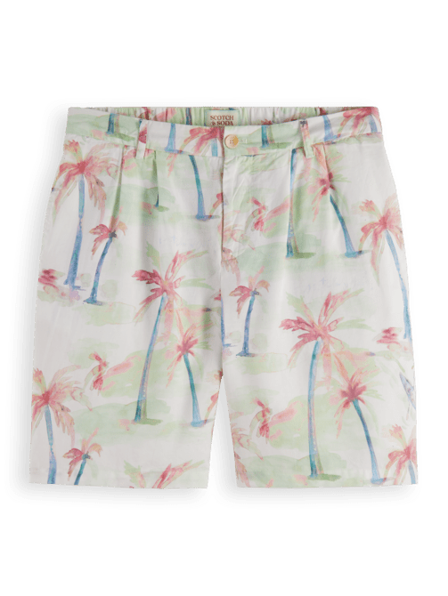SCOTCH&SODA - Twilt - Printed Pleated Bermud - Boutique Bubbles
