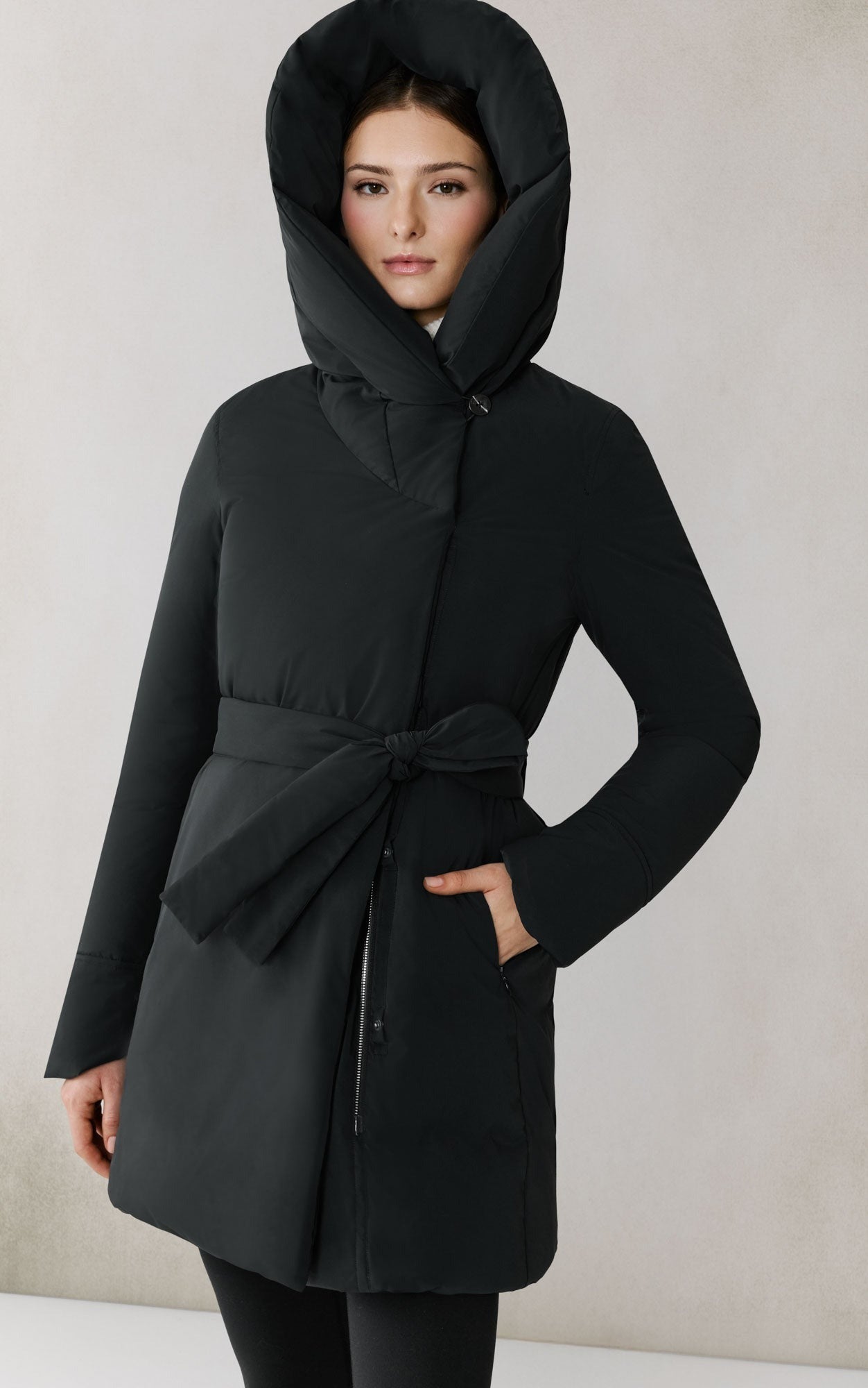 SOIA&KYO ADELAIDE - Wrap Down Coat - Boutique Bubbles