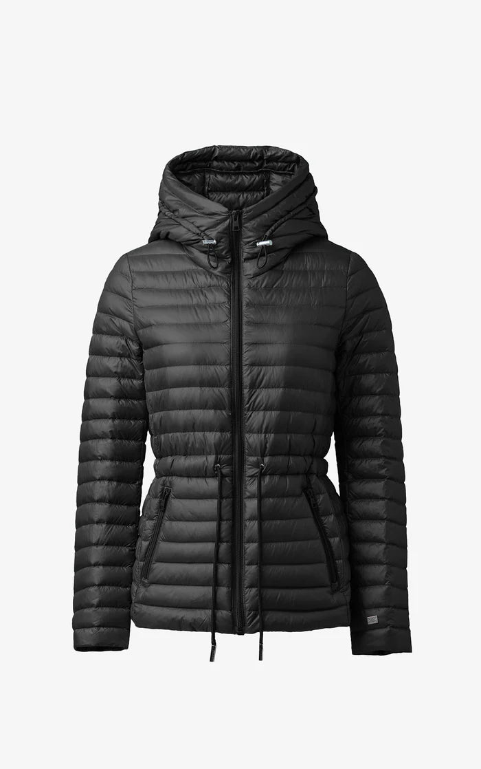 SOIA&KYO AYLEEN - Sustainable Slim - Fit Ultra - Lightweight Down Jacket With Hood - Boutique Bubbles