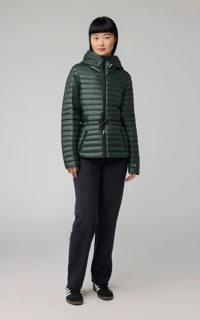 SOIA&KYO AYLEEN - Sustainable Slim - Fit Ultra - Lightweight Down Jacket With Hood - Boutique Bubbles