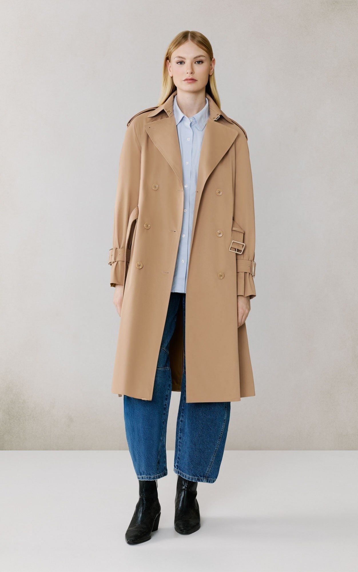 SOIA&KYO BECKY - L - Long Trench Coat - Boutique Bubbles