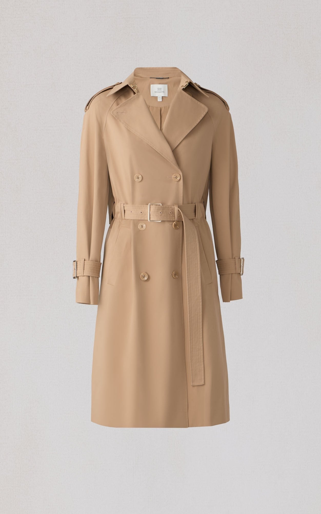 SOIA&KYO BECKY - L - Long Trench Coat - Boutique Bubbles