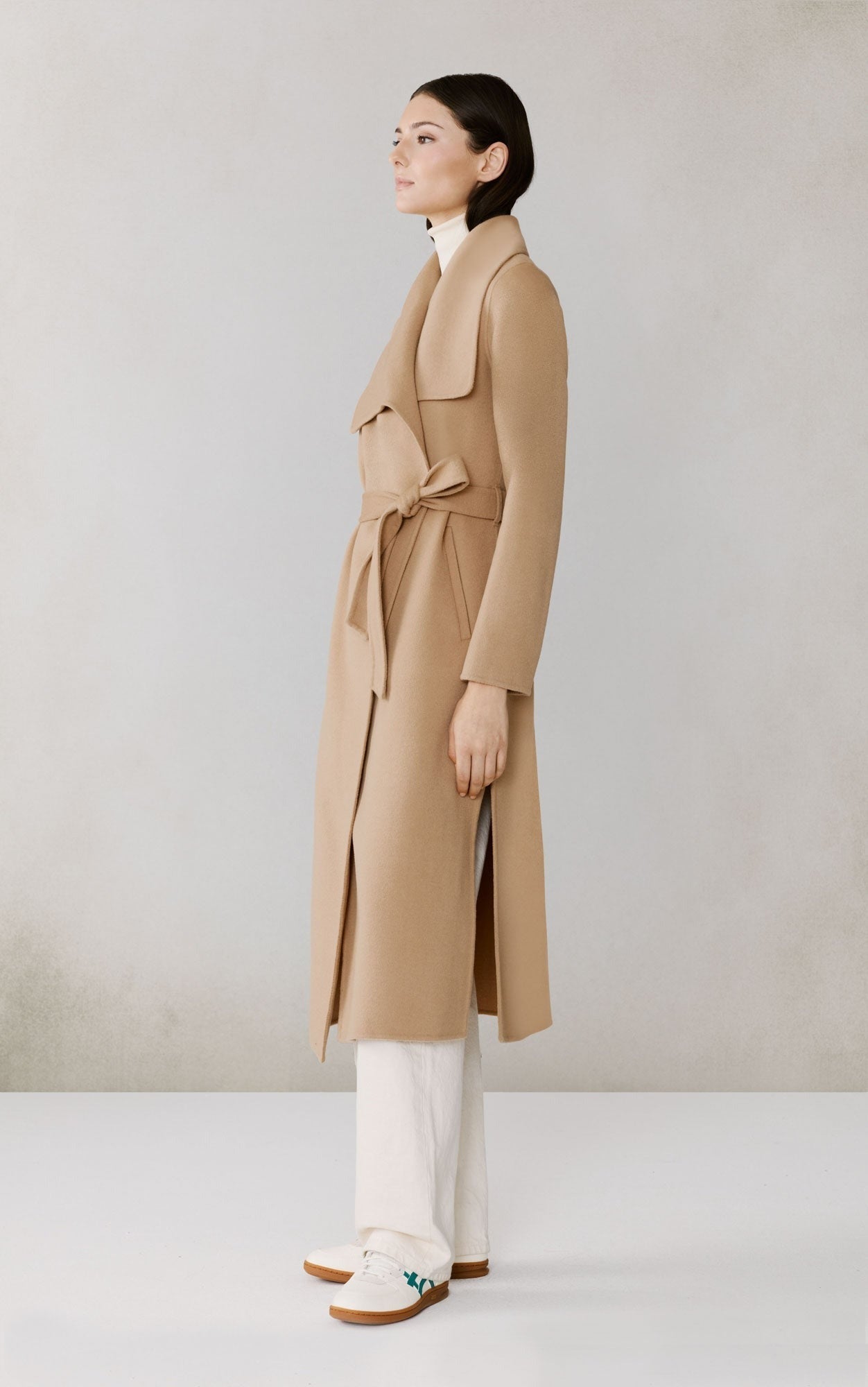 SOIA&KYO BRITTA - U - Double Face Wool Wrap Coat - Boutique Bubbles