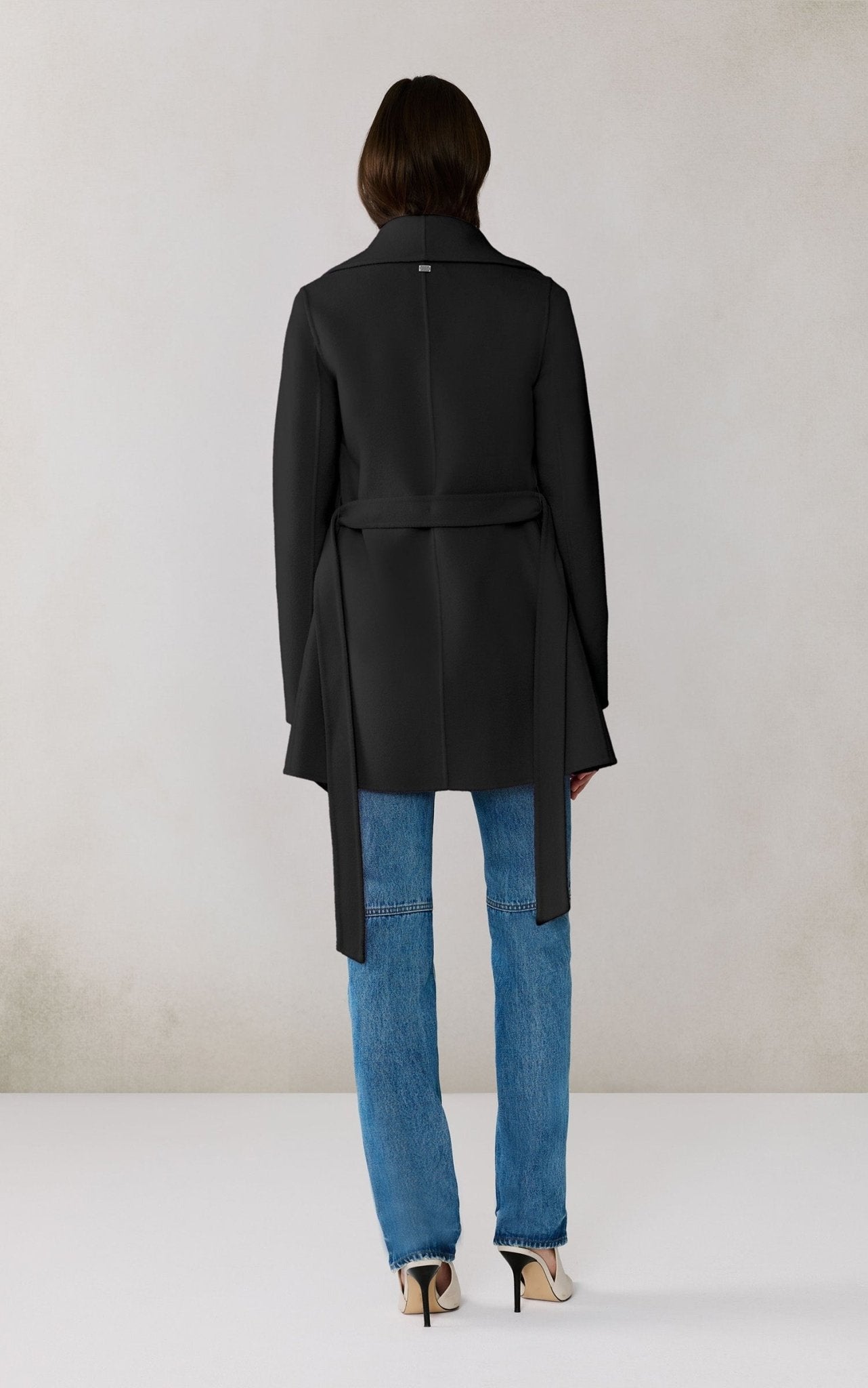 SOIA&KYO BRITTA - U - Double Face Wool Wrap Coat - Boutique Bubbles