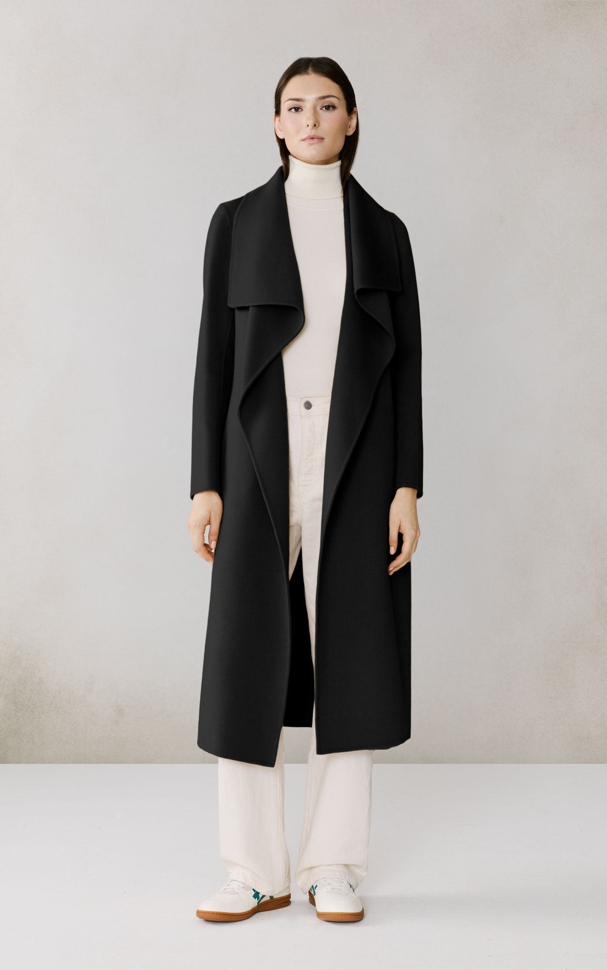 SOIA&KYO BRITTA - U - Double Face Wool Wrap Coat - Boutique Bubbles