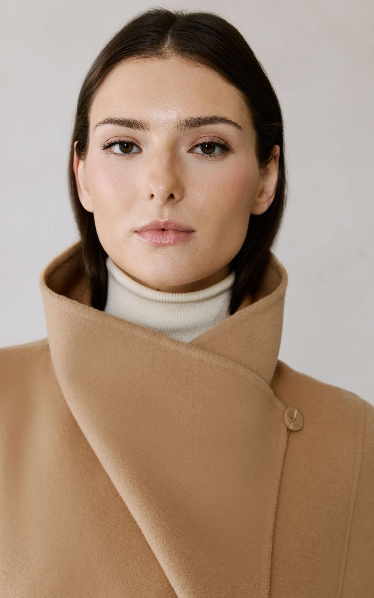 SOIA&KYO BRITTA - U - Double Face Wool Wrap Coat - Boutique Bubbles