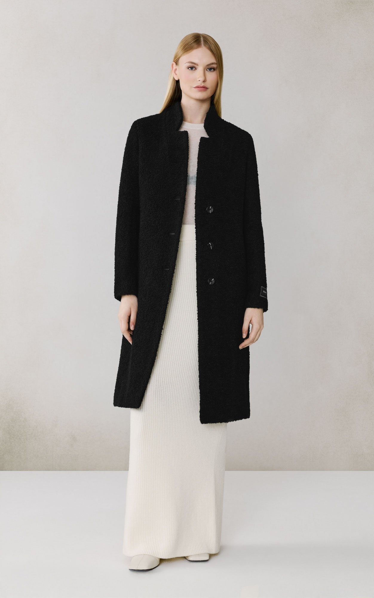 SOIA&KYO DIANE - Boucle Midi Coat - Boutique Bubbles