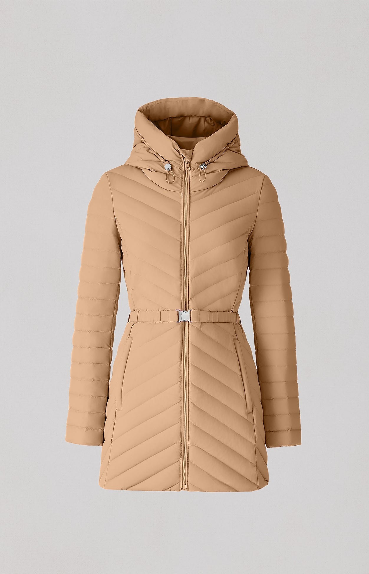 SOIA&KYO ESTELLE - Stretch Down Belted Coat - Boutique Bubbles