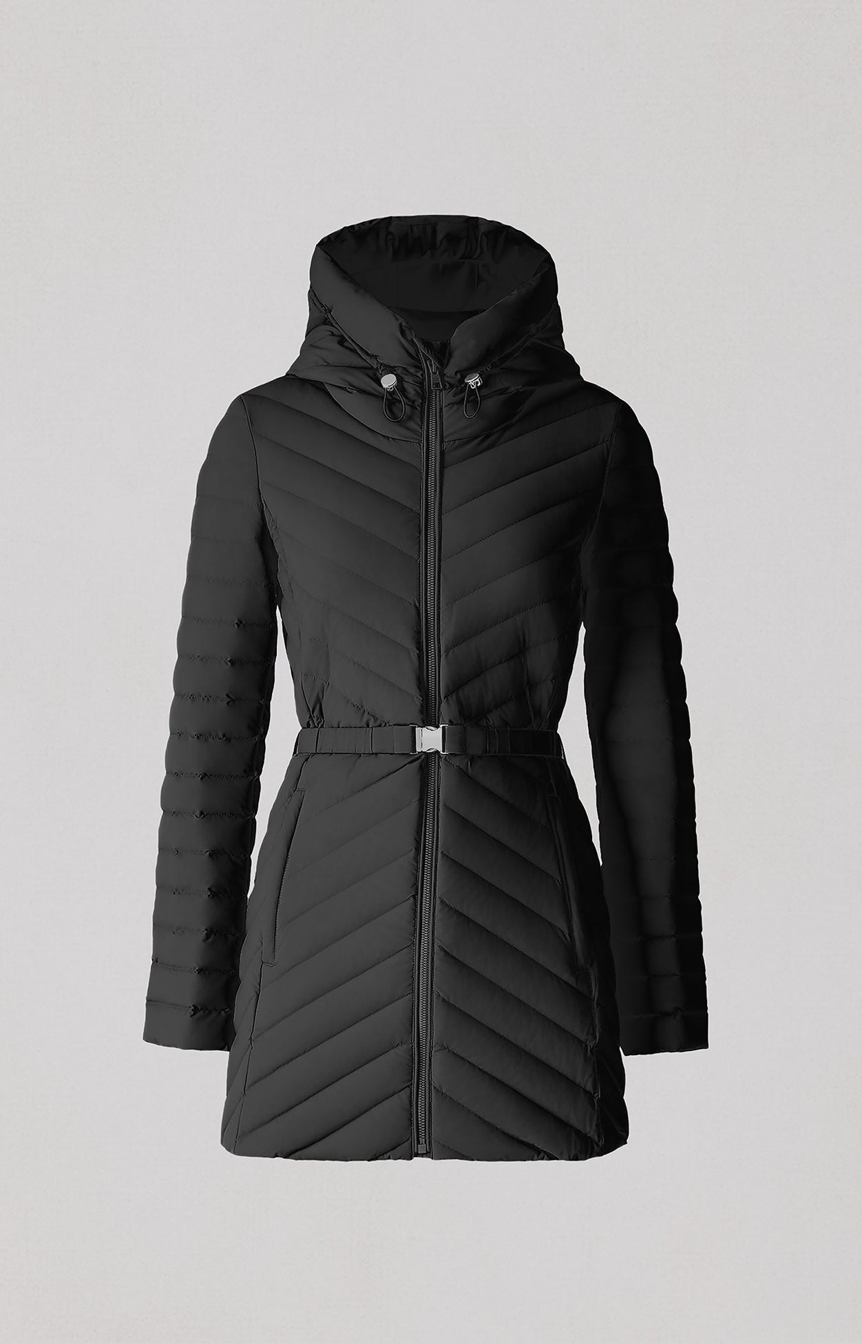 SOIA&KYO ESTELLE - Stretch Down Belted Coat - Boutique Bubbles