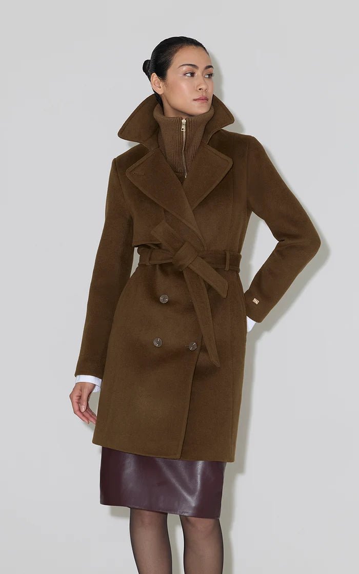 SOIA&KYO FABIANNE-CY - Semi-Fitted Classic Wool Coat - Boutique Bubbles