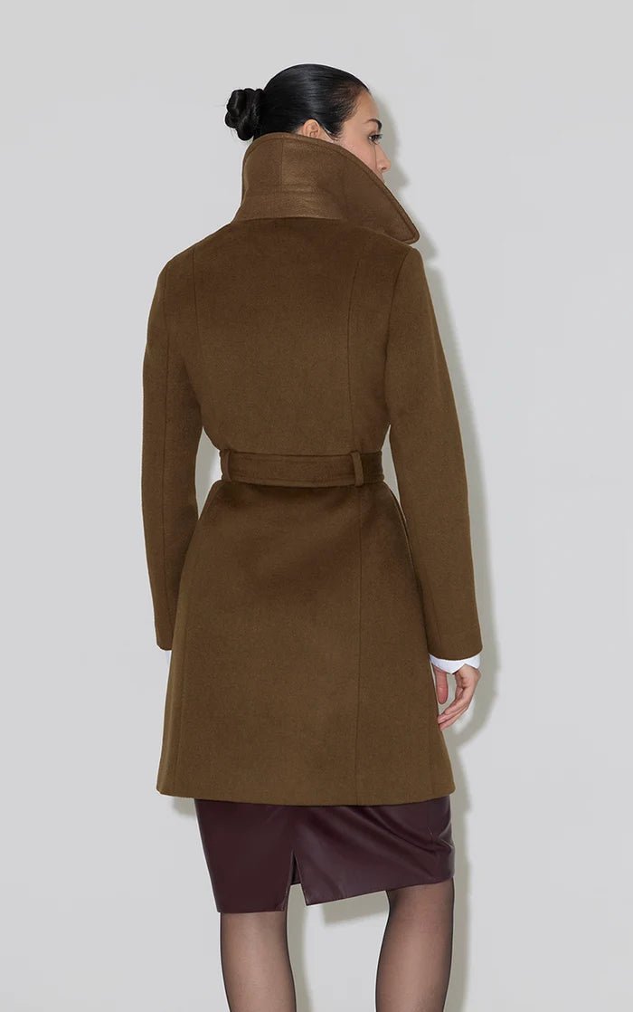 SOIA&KYO FABIANNE-CY - Semi-Fitted Classic Wool Coat - Boutique Bubbles