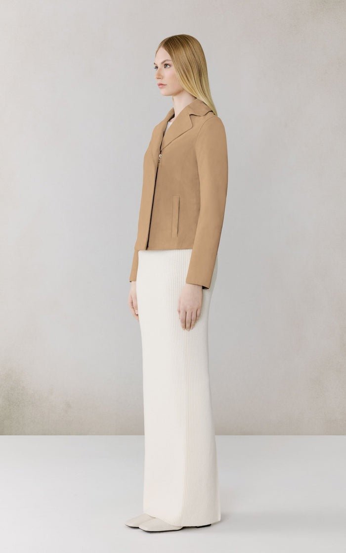 SOIA&KYO FELICITY - Cropped Suede Jacket - Boutique Bubbles