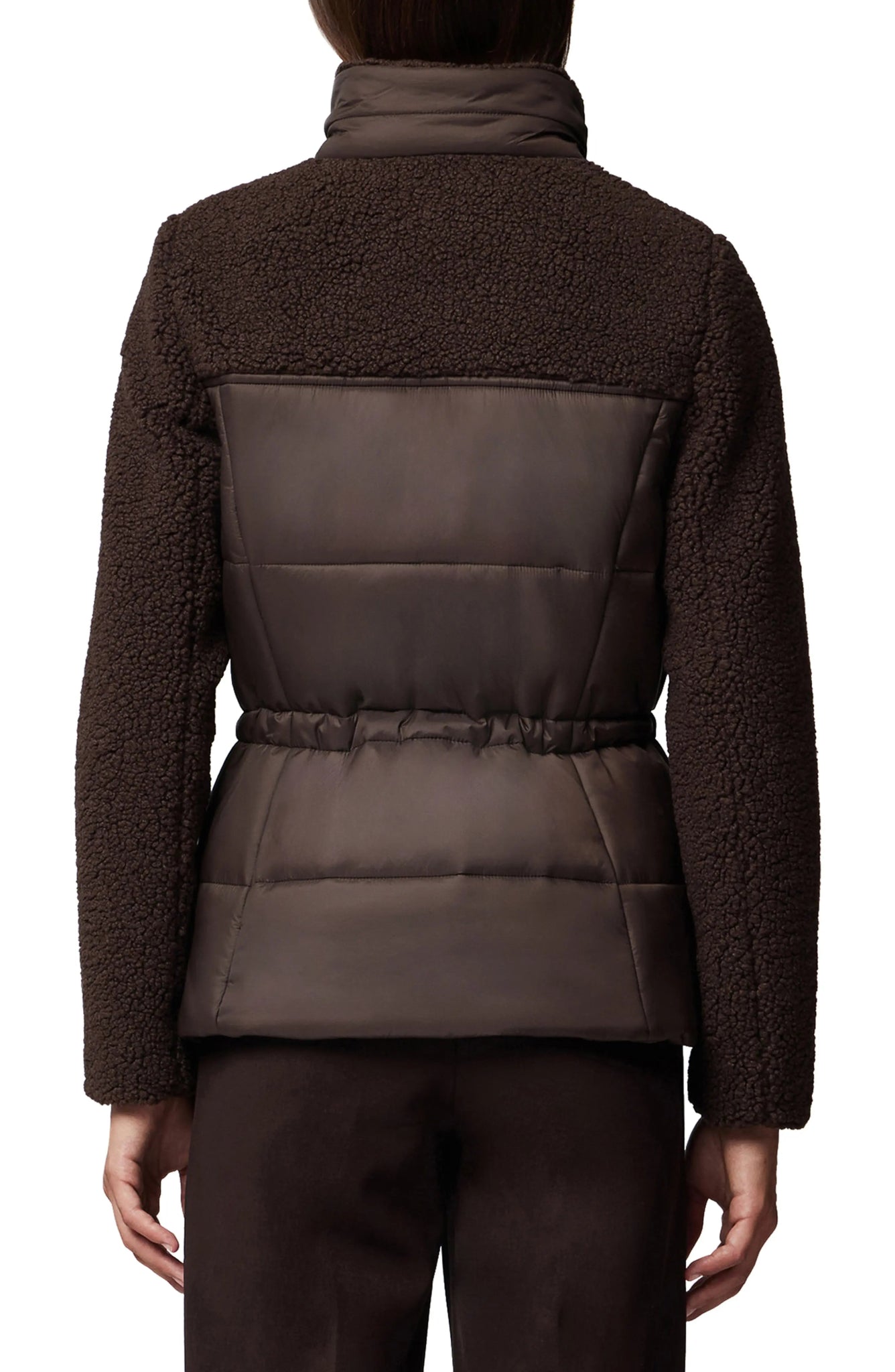 SOIA&KYO IZZIE - Sherpa mixed media jacket - FINAL SALE - Boutique Bubbles