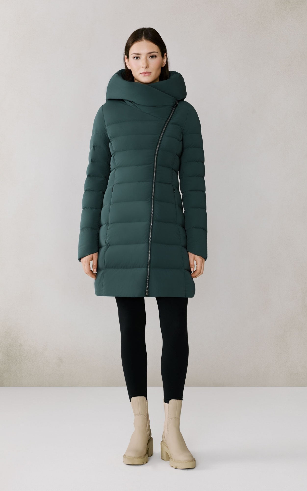 SOIA&KYO JUDY - M - Stretch Down Coat - Boutique Bubbles