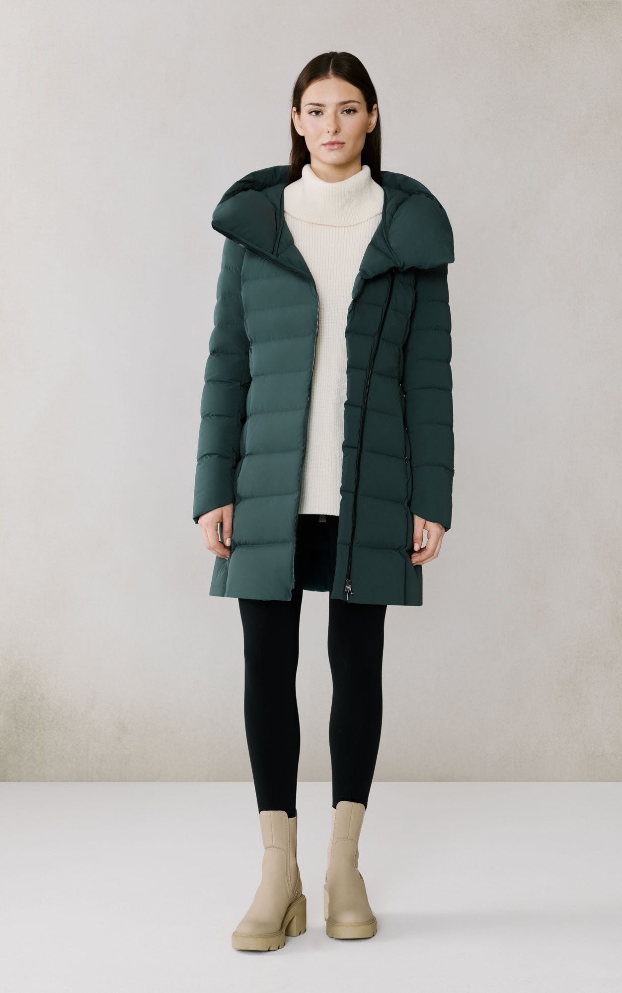 SOIA&KYO JUDY - M - Stretch Down Coat - Boutique Bubbles