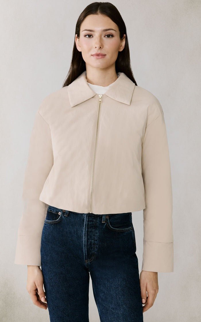 SOIA&KYO LALEH - Duvet Down Cropped Jacket - Boutique Bubbles