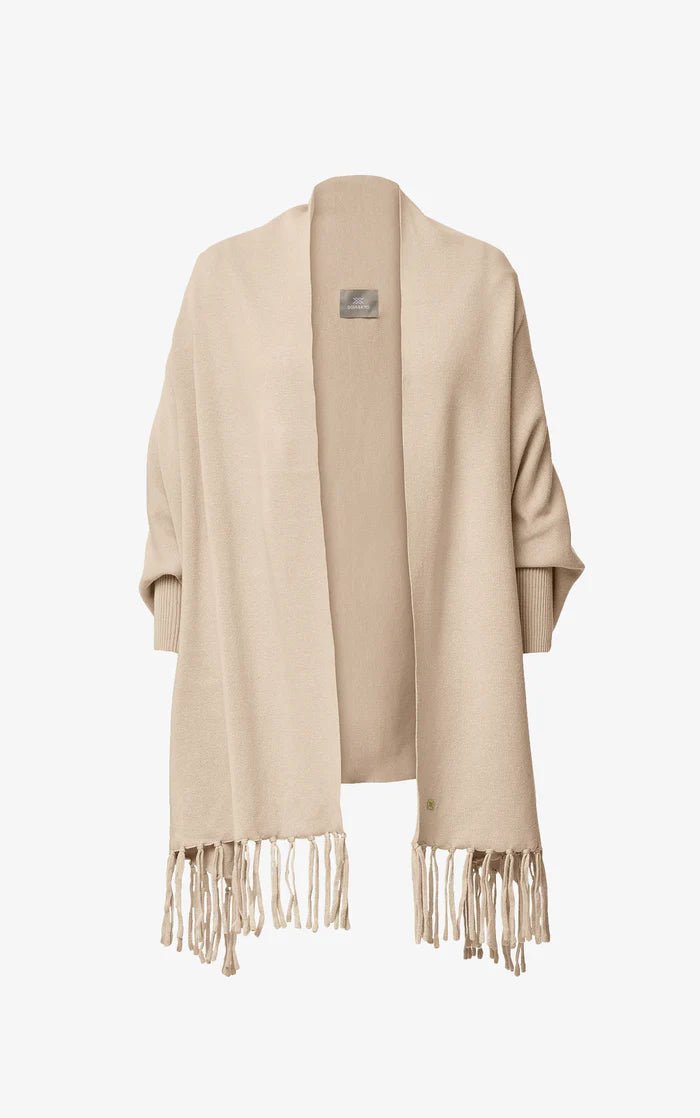 SOIA&KYO MIKU-S - Scarfigan With Fringe And Cuffs - Boutique Bubbles