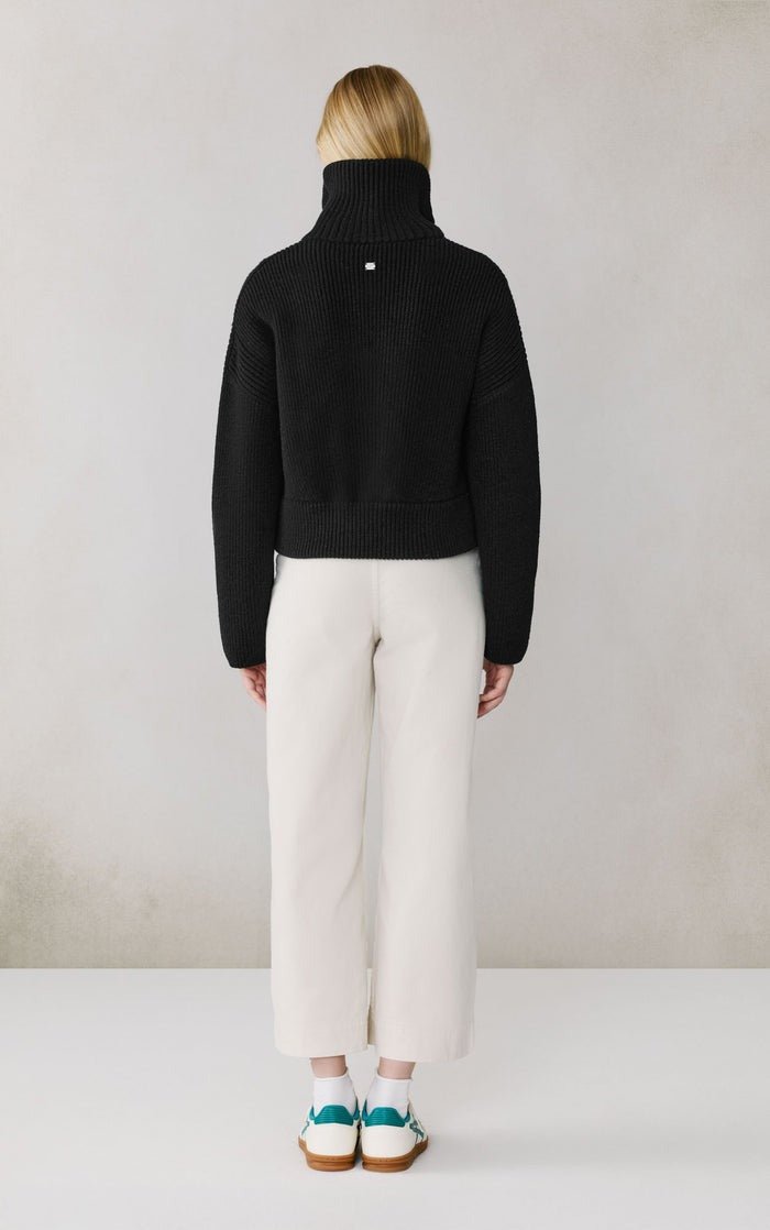 SOIA&KYO NOELLE - Wool Blend Cropped Cardigan - Boutique Bubbles