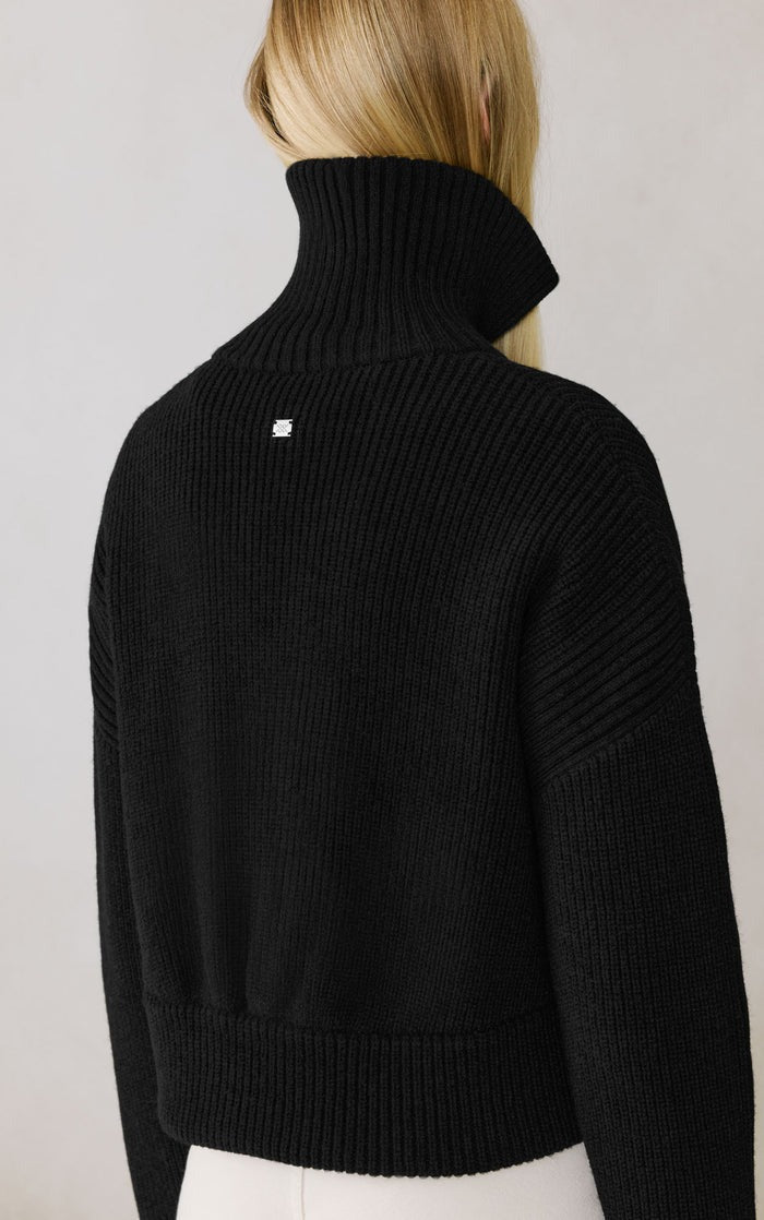 SOIA&KYO NOELLE - Wool Blend Cropped Cardigan - Boutique Bubbles