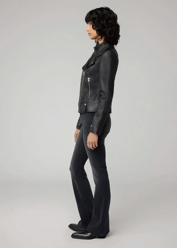 SOIA&KYO RYDER - Leather Moto Jacket with Removable Bib - FINAL SALE - Boutique Bubbles