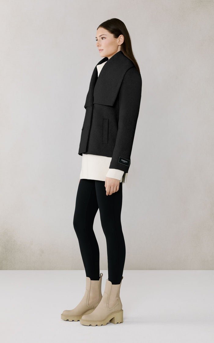 SOIA&KYO TALA - Double Breasted Wool Coat - Boutique Bubbles