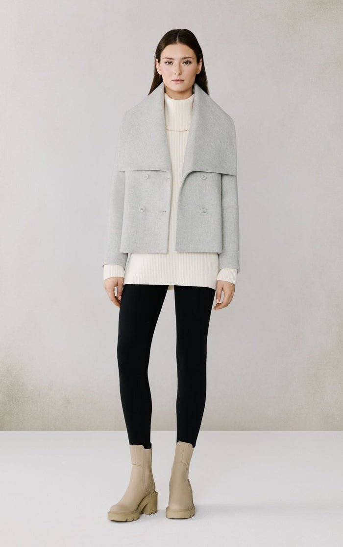 SOIA&KYO TALA - Double Breasted Wool Coat - Boutique Bubbles